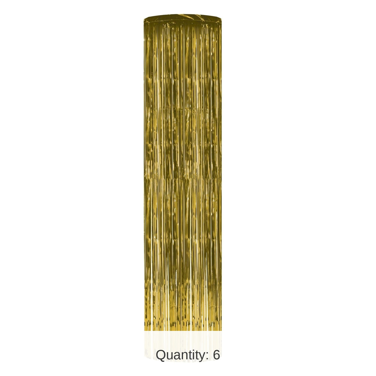 6 Pack Bulk Mardi Gras 1-Ply Gleam 'N Column - gold