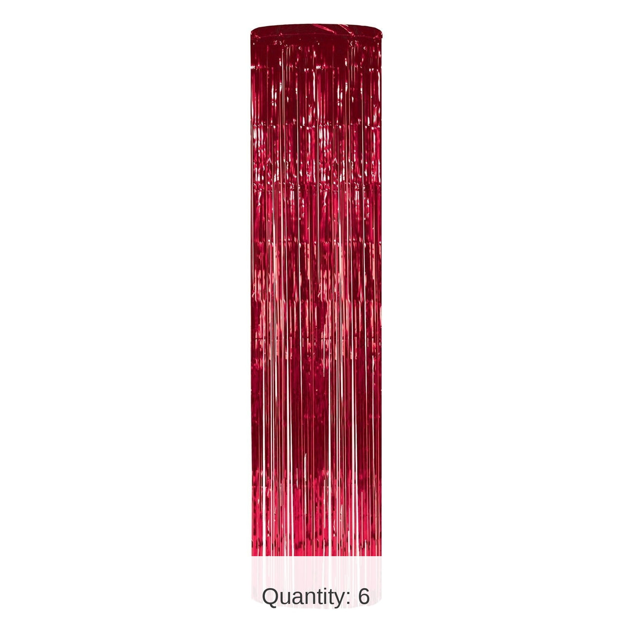 6 Pack Bulk 1-Ply Gleam 'N Party Column - red