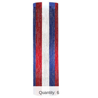 6 Pack Bulk 1-Ply Gleam 'N Party Column - red - white - blue