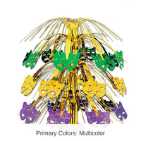 6 Pack Bulk Mardi Gras Cascade Centerpiece