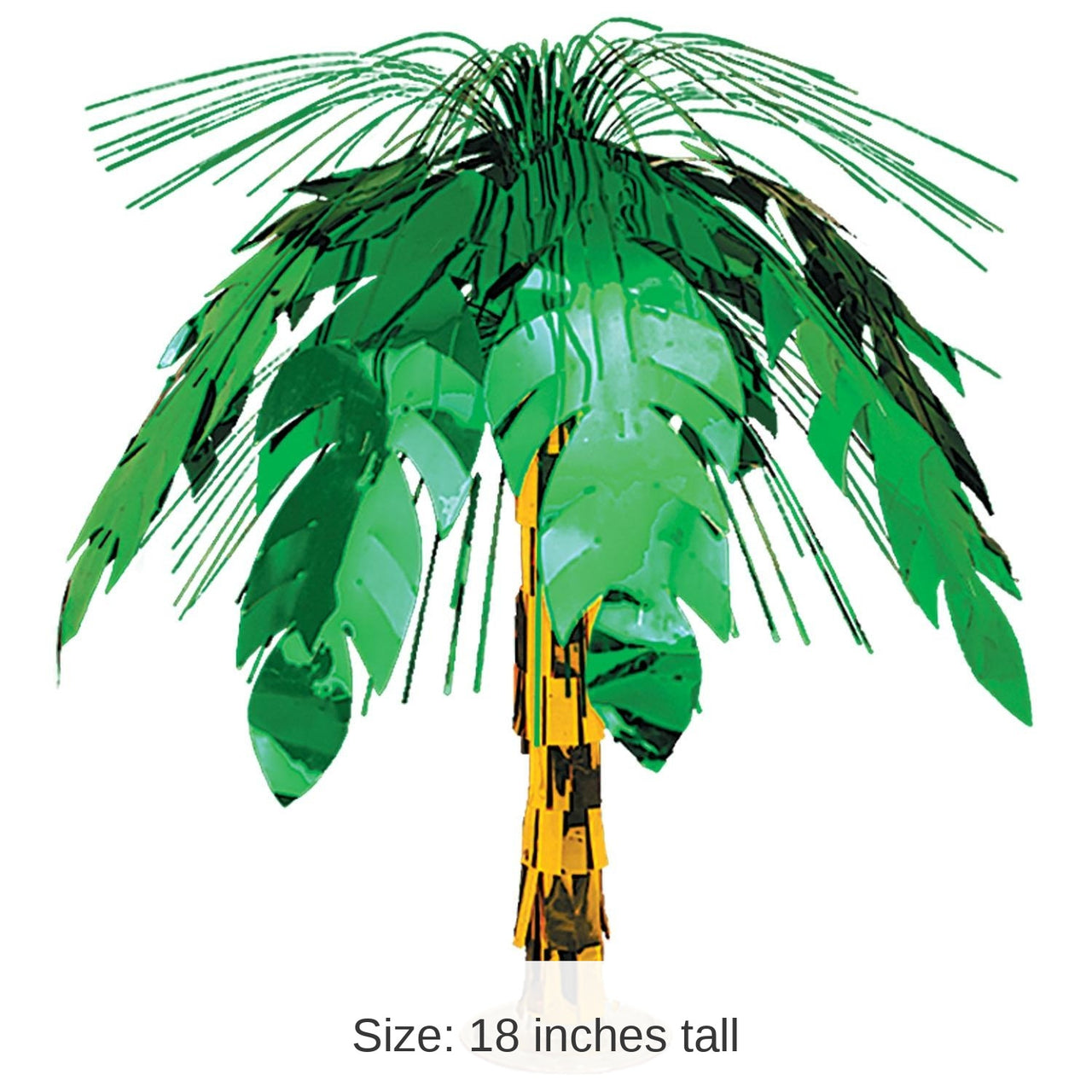 6 Pack Bulk Luau Party Palm Tree Cascade Centerpiece