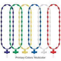 12 Pack Bulk Religious Bead Necklaces