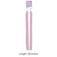 72 Pack Bulk Baby Shower Bead Necklaces Pink