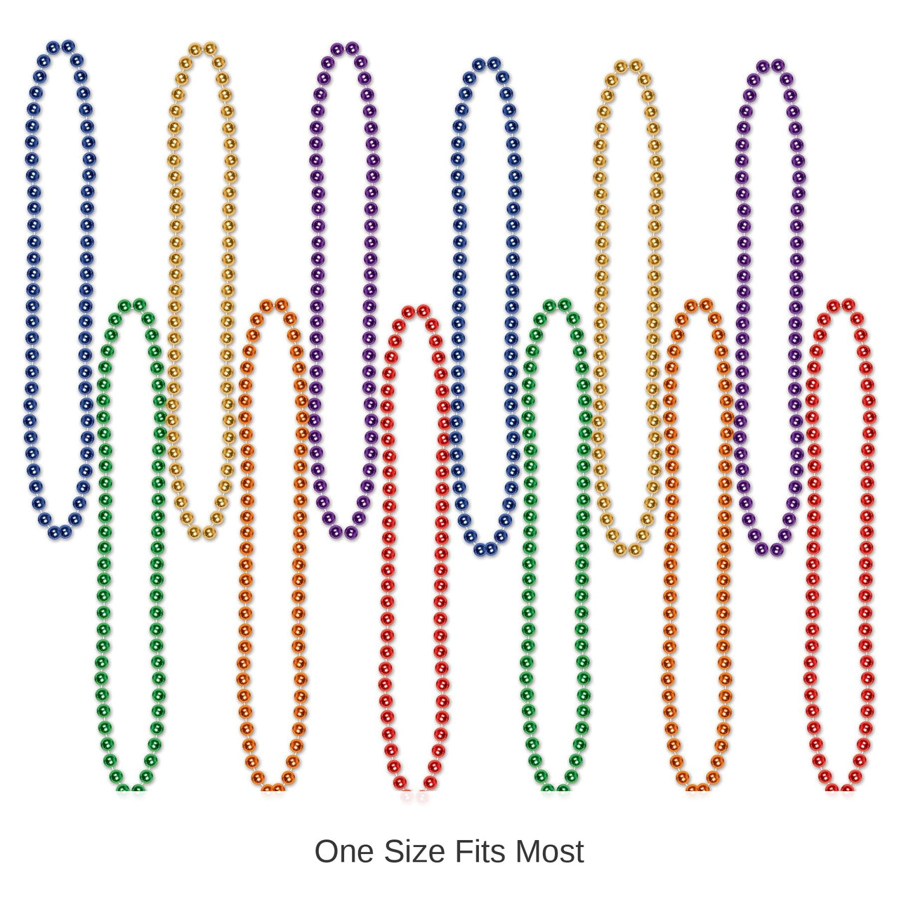 720 Pack Bulk Party Bead Necklaces Asst colors