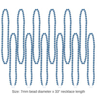 720 Pack Bulk Party Bead Necklaces blue