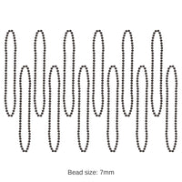 720 Pack Bulk Party Bead Necklaces black