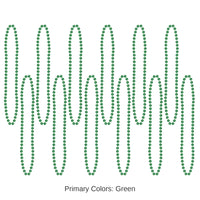 720 Pack Bulk Party Bead Necklaces green