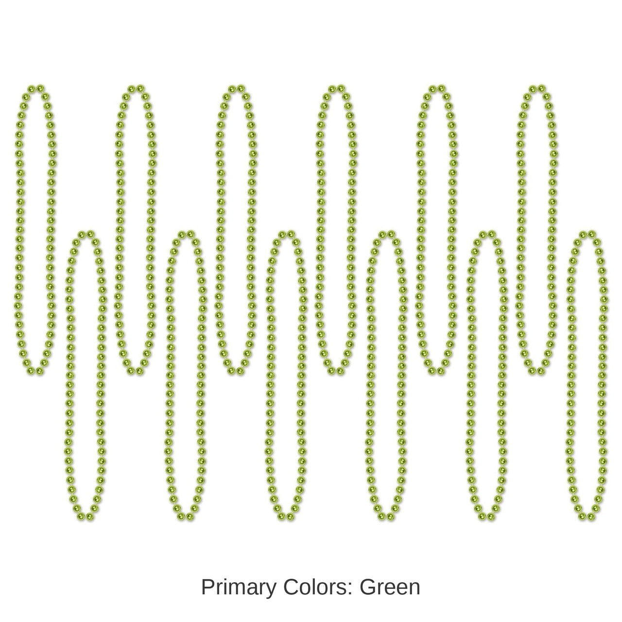 720 Pack Bulk Party Bead Necklaces Light green