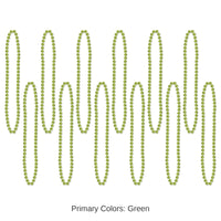 720 Pack Bulk Party Bead Necklaces Light green