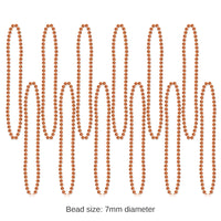 720 Pack Bulk Party Bead Necklaces orange
