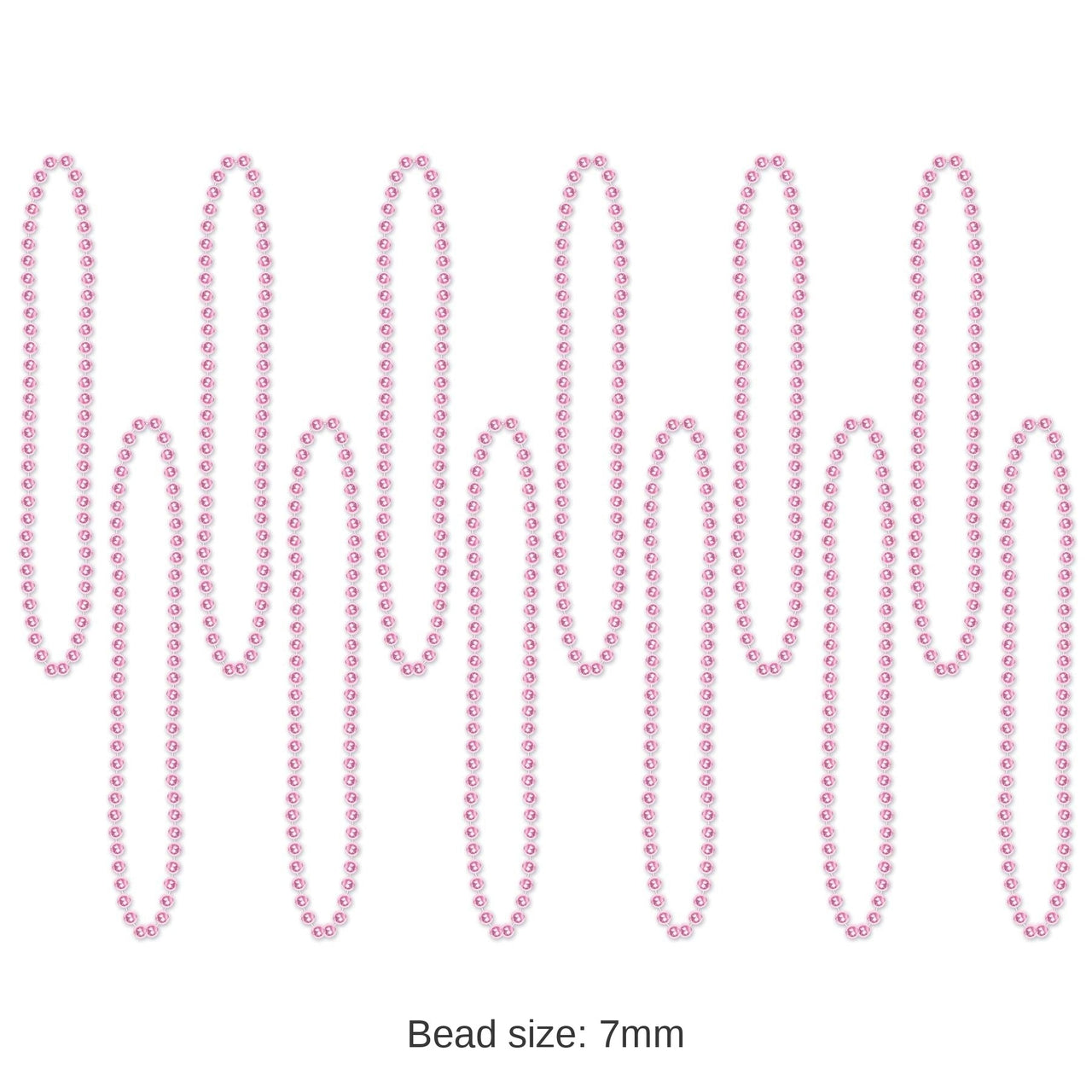 720 Pack Bulk Party Bead Necklaces pink