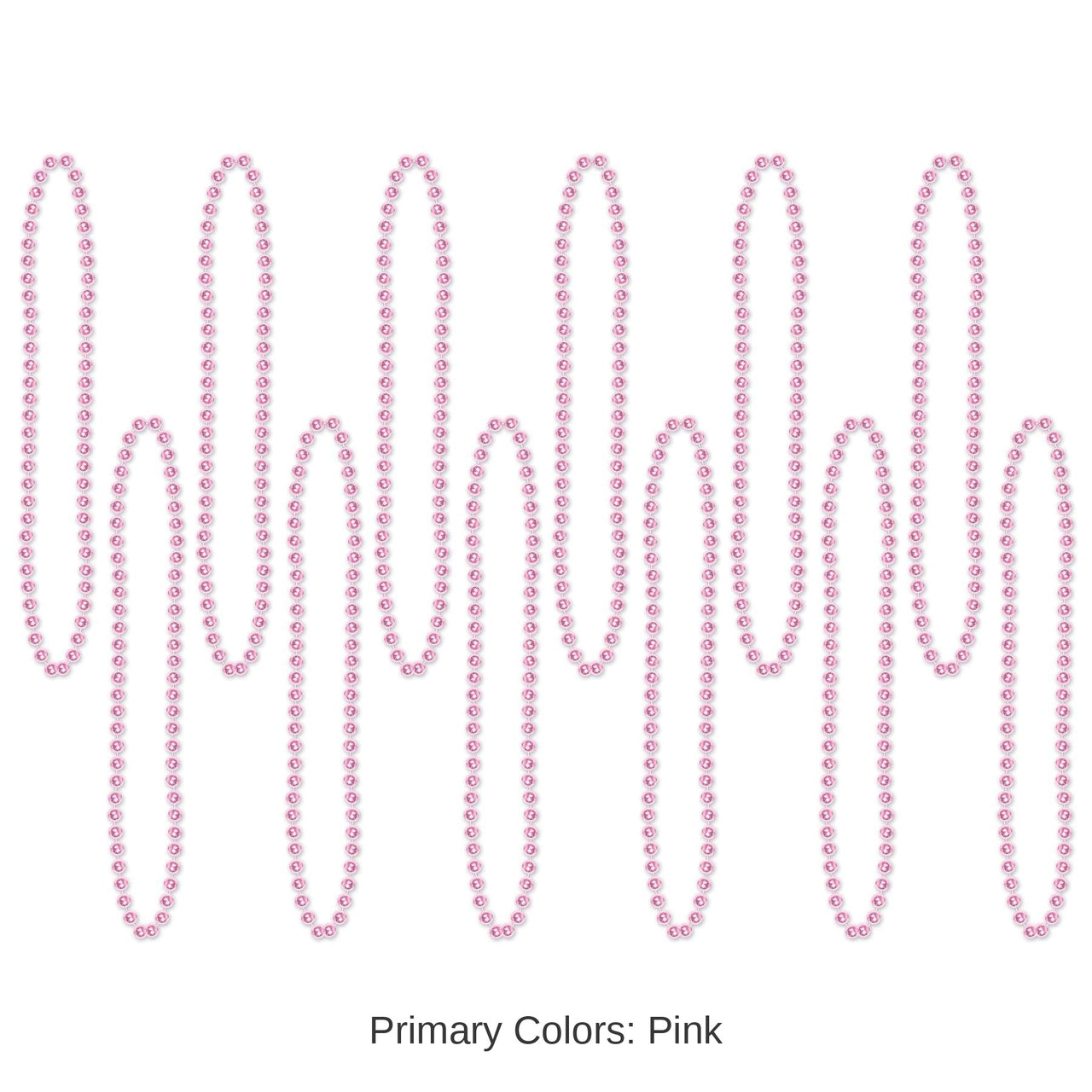 720 Pack Bulk Party Bead Necklaces pink