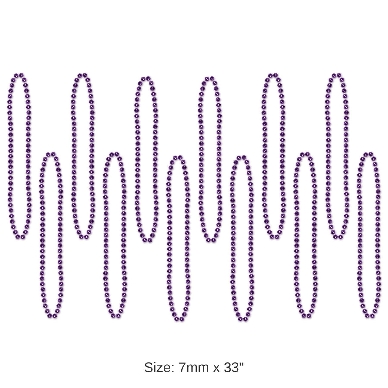 720 Pack Bulk Party Bead Necklaces purple