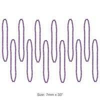 720 Pack Bulk Party Bead Necklaces purple