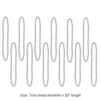 720 Pack Bulk Party Bead Necklaces silver