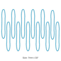 720 Pack Bulk Party Bead Necklaces turquoise