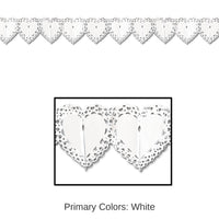 12 Pack Beistle Lace Heart Garland