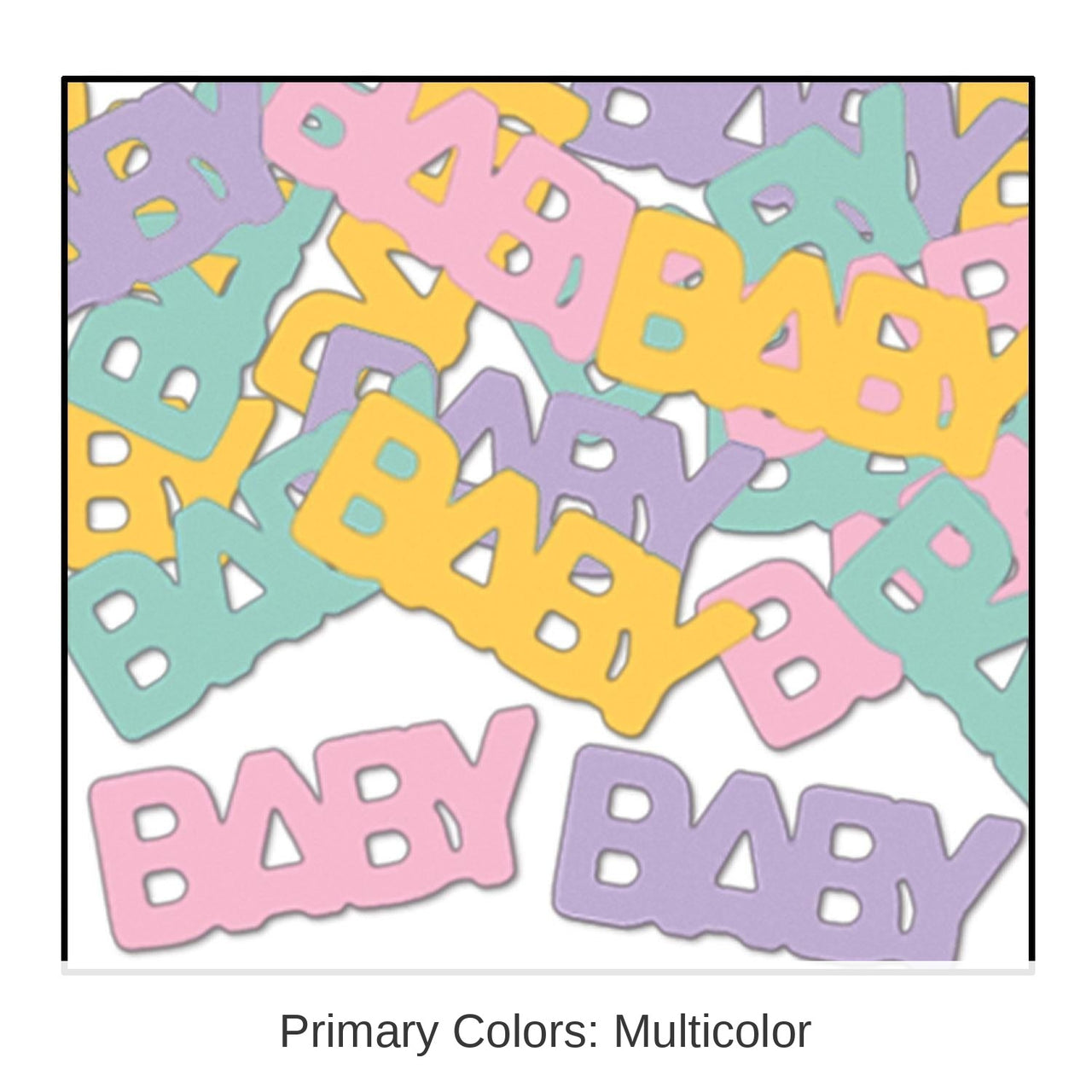 12 Pack Bulk Baby Confetti (0.5 Oz/Pkg)