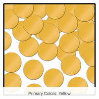 12 Pack Bulk Party Confetti Dots gold (1 Oz per Pack)