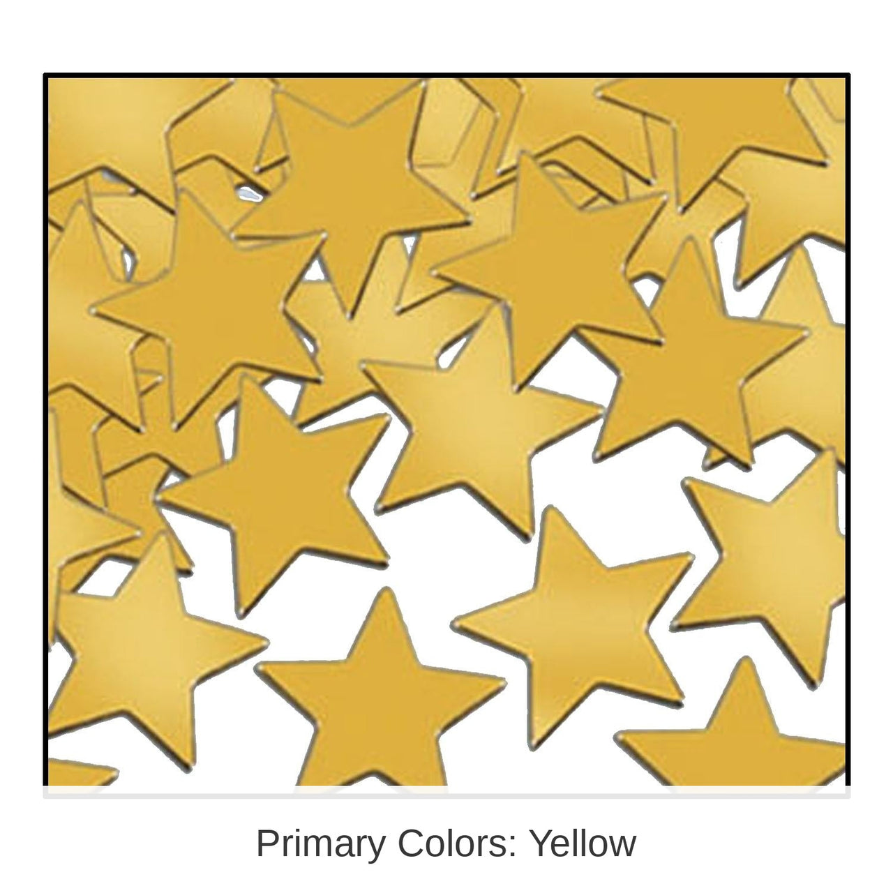 12 Pack Bulk Confetti Stars Party Decoration gold (1 Oz per Pack)