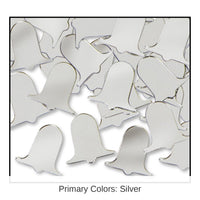 12 Pack Bulk Confetti Wedding Bells silver (1 Oz per Pack)