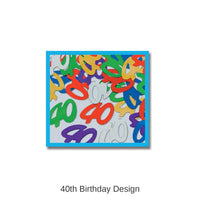 12 Pack Bulk Confetti 40th Birthday Party Silhouettes multi-color (0.5 Oz/Pkg)