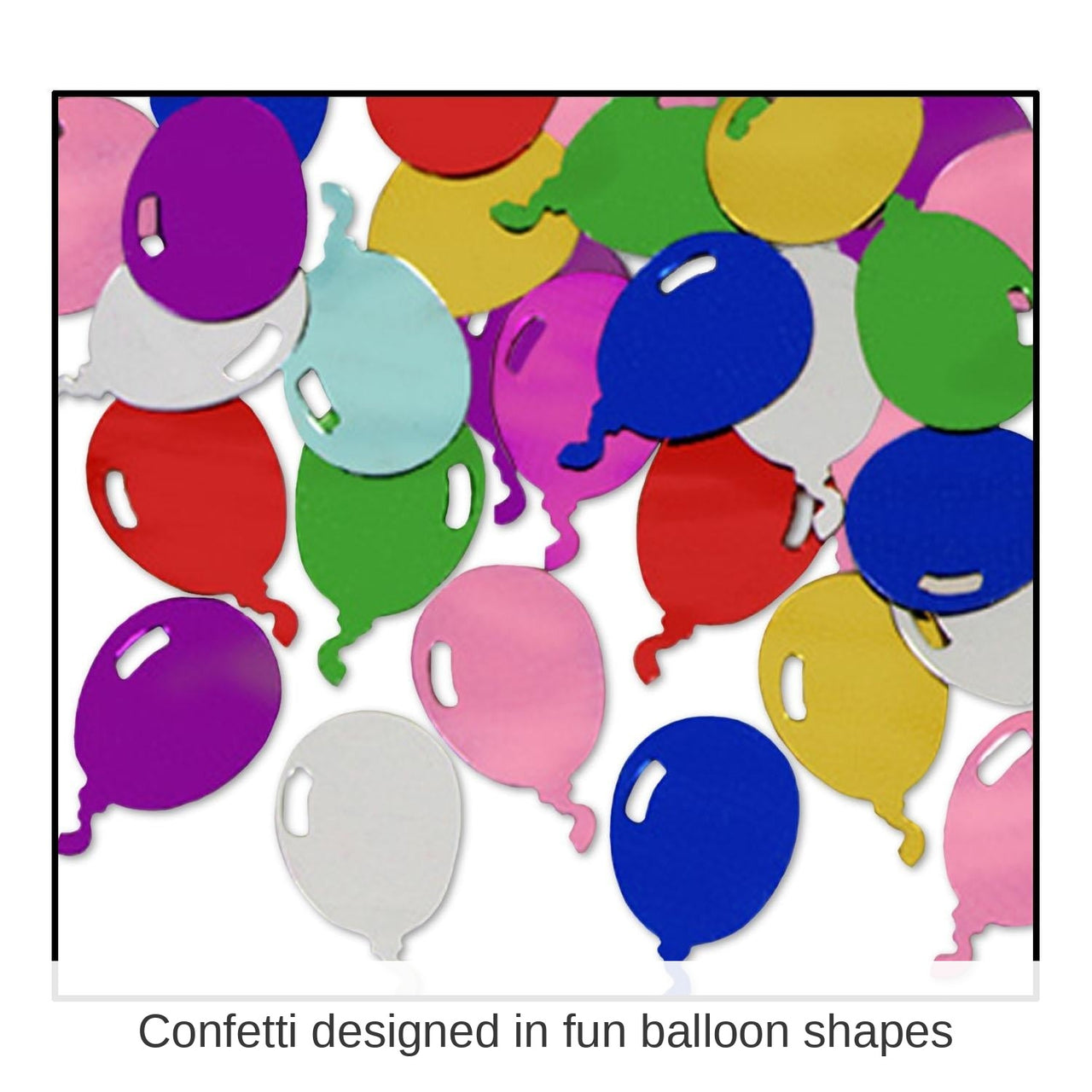 12 Pack Bulk Confetti Balloons multi-color (1 Oz per Pack)