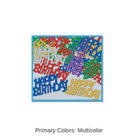 12 Pack Bulk Happy Birthday Confetti (0.5 Oz/Pkg)