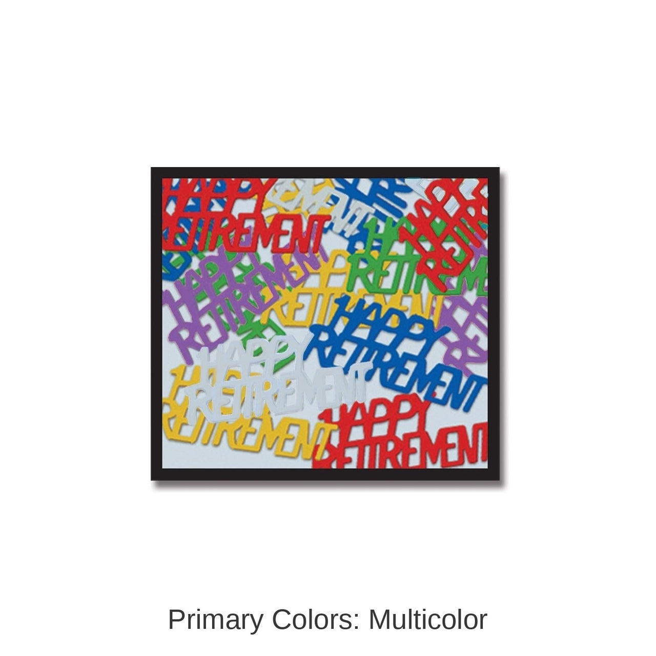 12 Pack Bulk Happy Retirement Party Confetti - multi-color (0.5 Oz/Pkg)