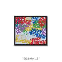 12 Pack Bulk Happy Retirement Party Confetti - multi-color (0.5 Oz/Pkg)
