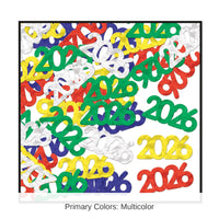 12 Pack Bulk Fanci-Fetti 2026 Silhouettes multi-color (0.5 Oz/Pkg)