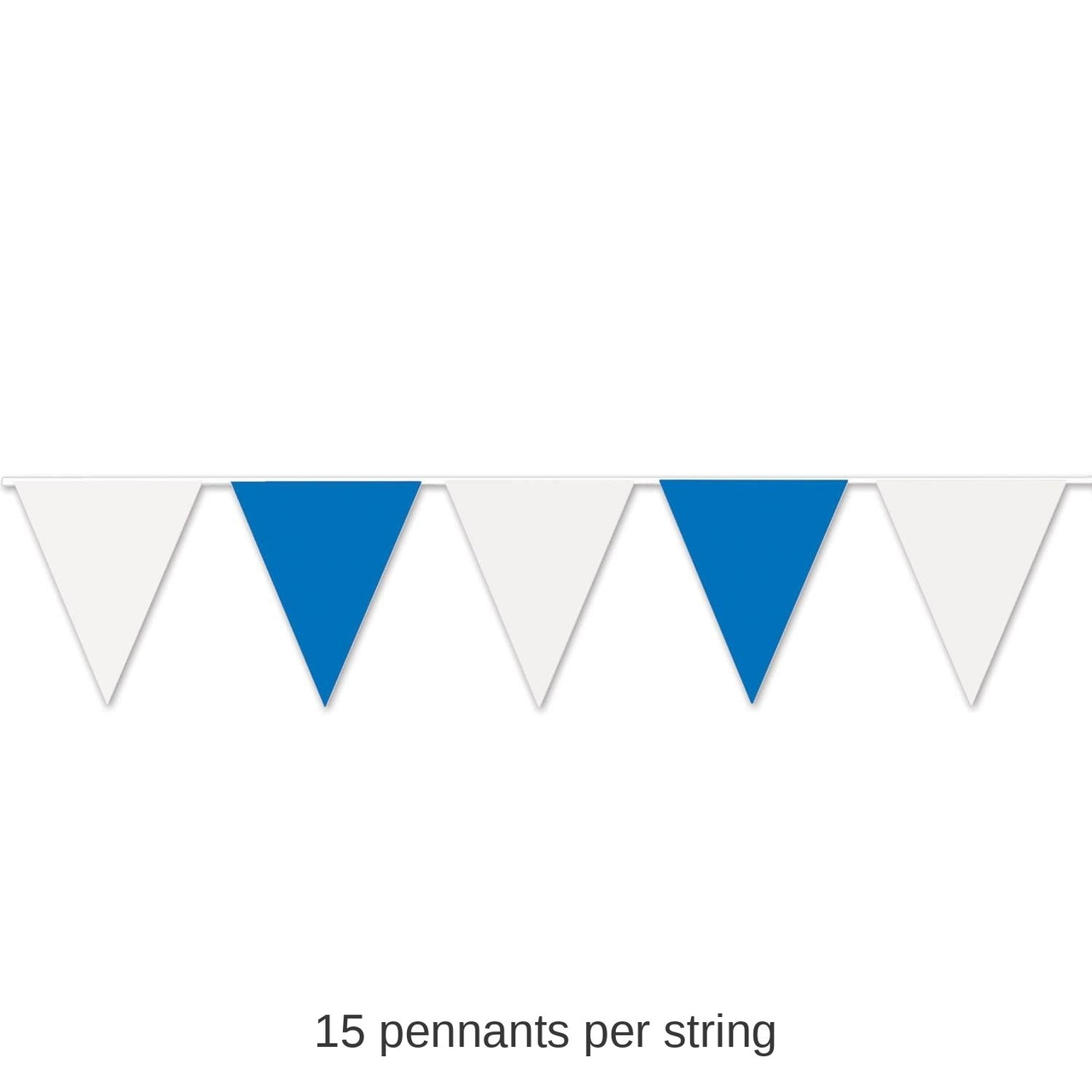 12 Pack Bulk Oktoberfest Blue/White Pennant Banner
