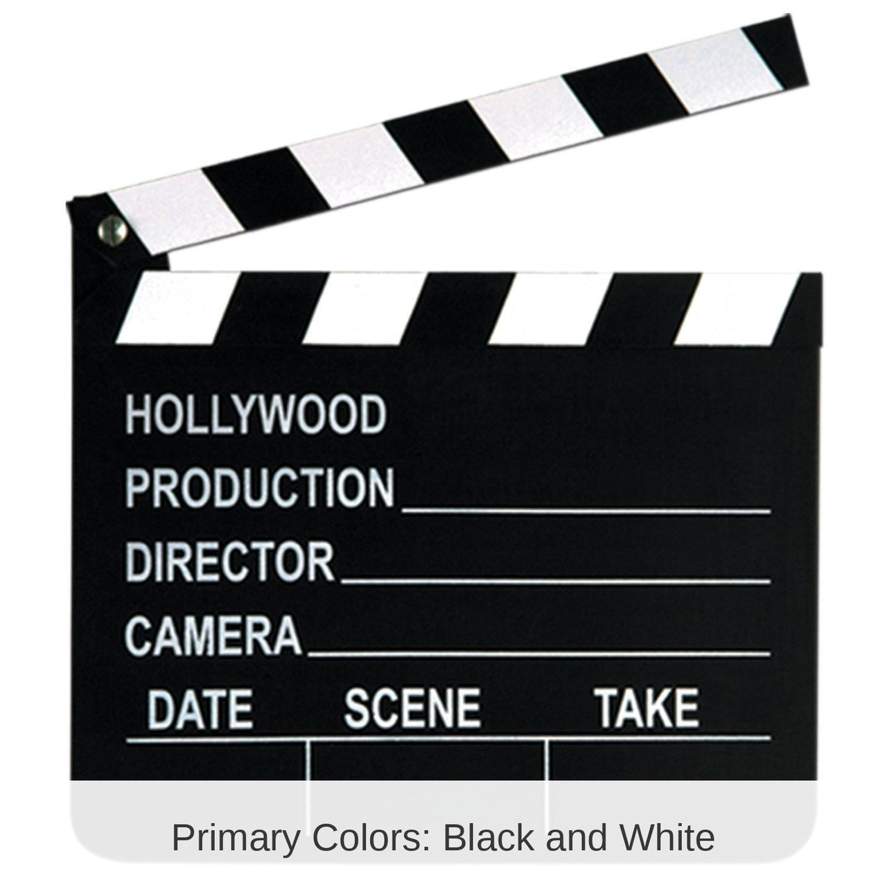 12 Pack Bulk Movie Set Clapboard Party Decoration