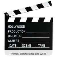 12 Pack Bulk Movie Set Clapboard Party Decoration