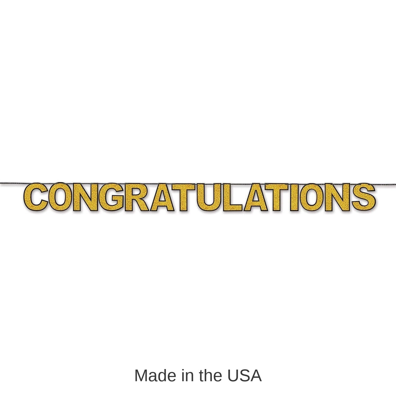 12 Pack Bulk Graduation Party Congratulations Streamer