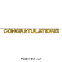 12 Pack Bulk Graduation Party Congratulations Streamer