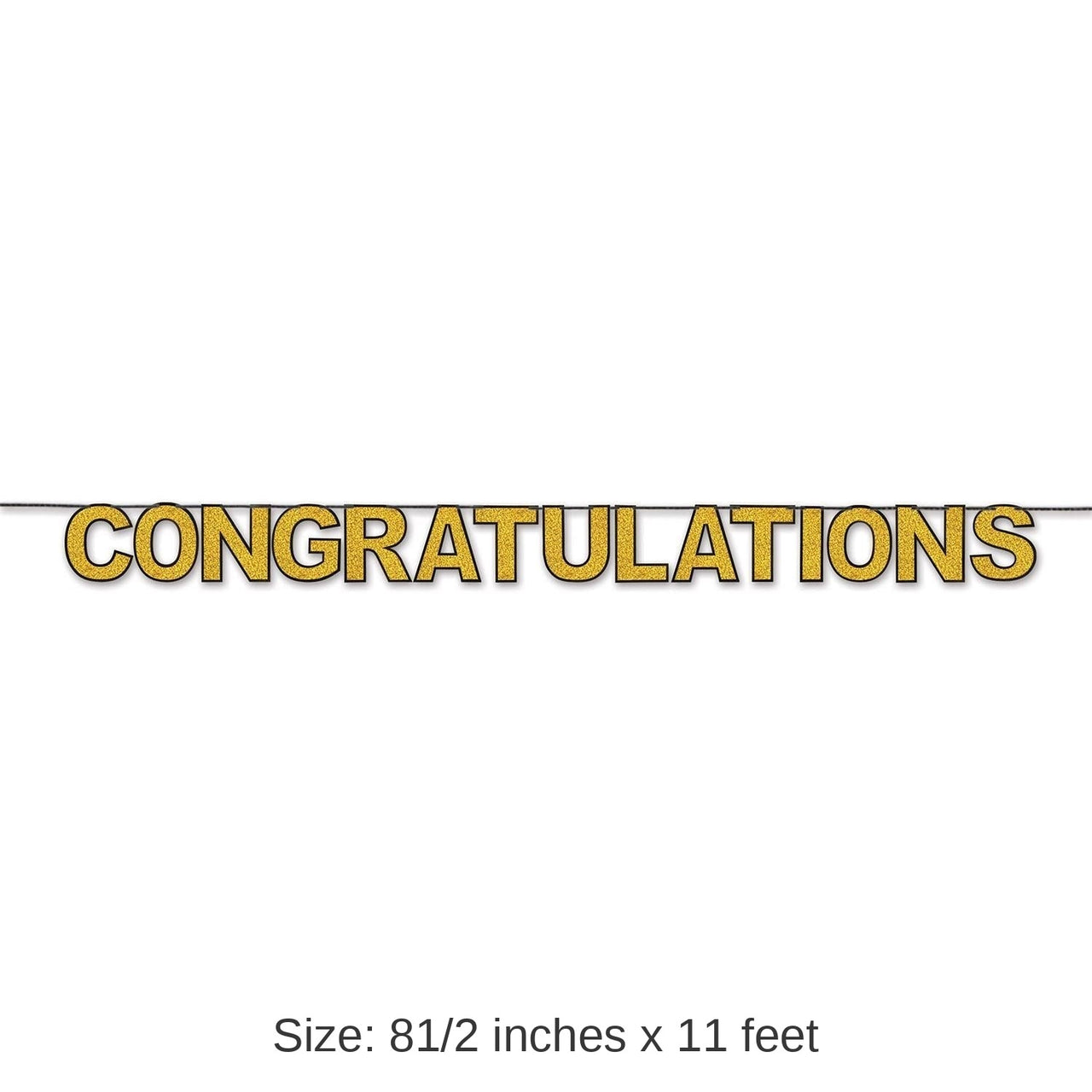 12 Pack Bulk Graduation Party Congratulations Streamer