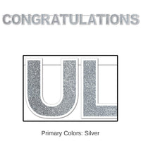 12 Pack Bulk Glittered Party Congratulations Streamer