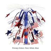 6 Pack Bulk Flag Cascade Party Centerpiece