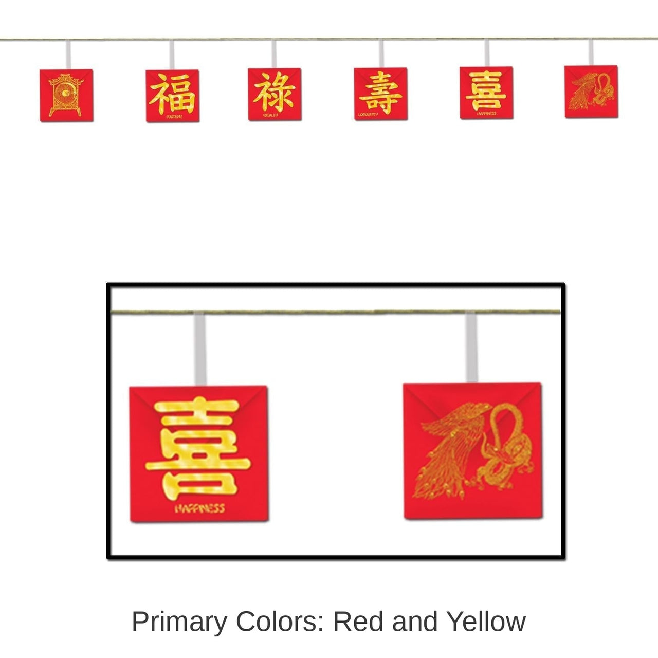 12 Pack Bulk Asian Party Garland
