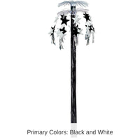 12 Pack Bulk Star Cascade Party Fountain - black/silver