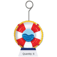 6 Pack Beistle Life Preserver Photo/Balloon Holder