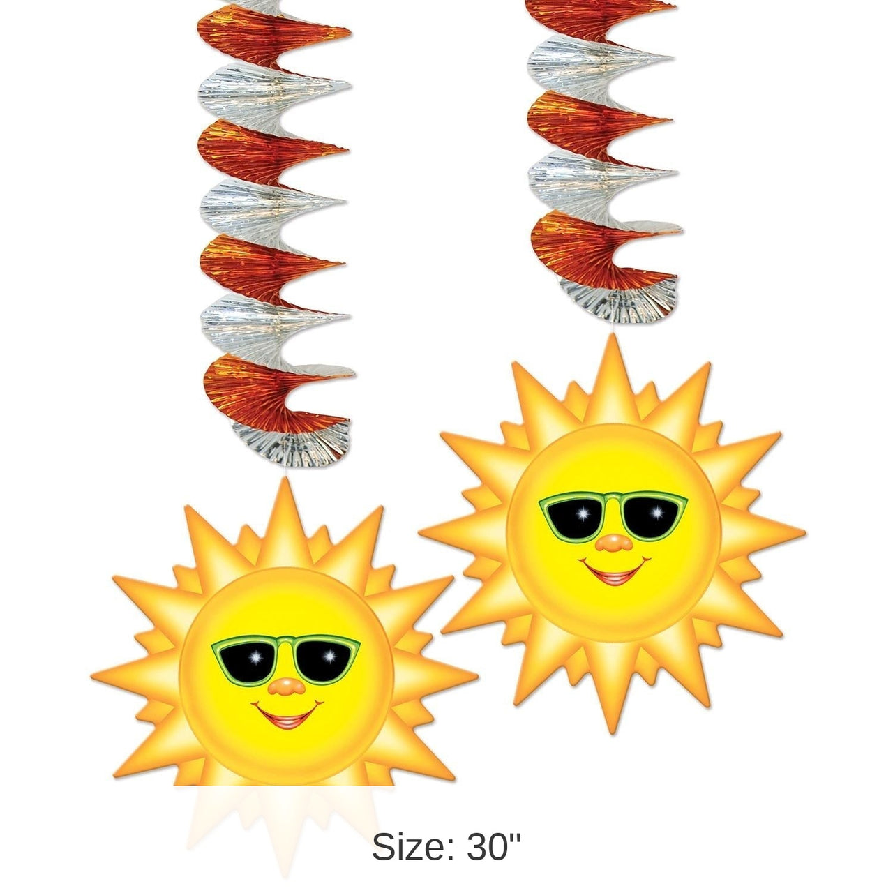 24 Pack Bulk Sunburst Party Danglers