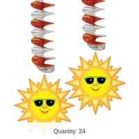 24 Pack Bulk Sunburst Party Danglers