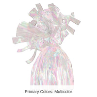 12 Pack Bulk Metallic Wrapped Balloon Weight opalescent