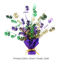 12 Pack Bulk Mardi Gras Centerpiece