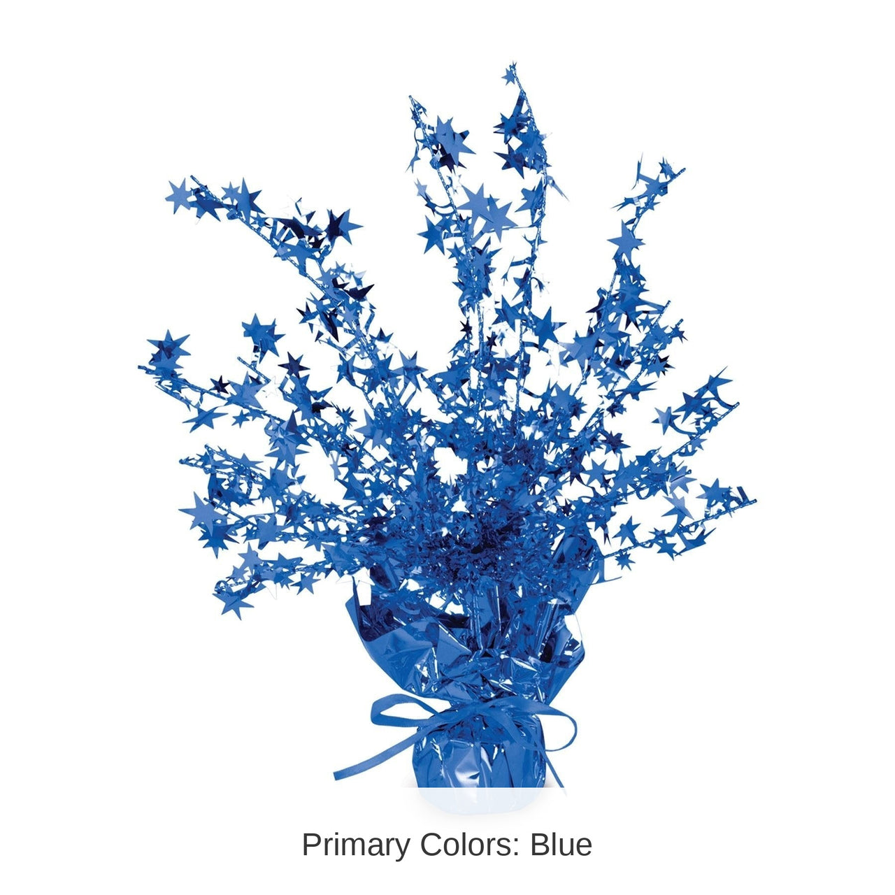 12 Pack Bulk Star Party Centerpiece - blue