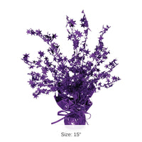 12 Pack Bulk Star Party Centerpiece - purple