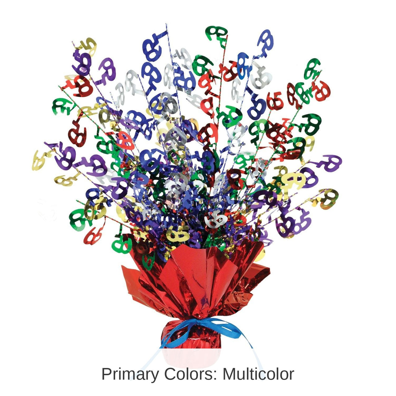 12 Pack Bulk 65th Birthday Party Centerpiece