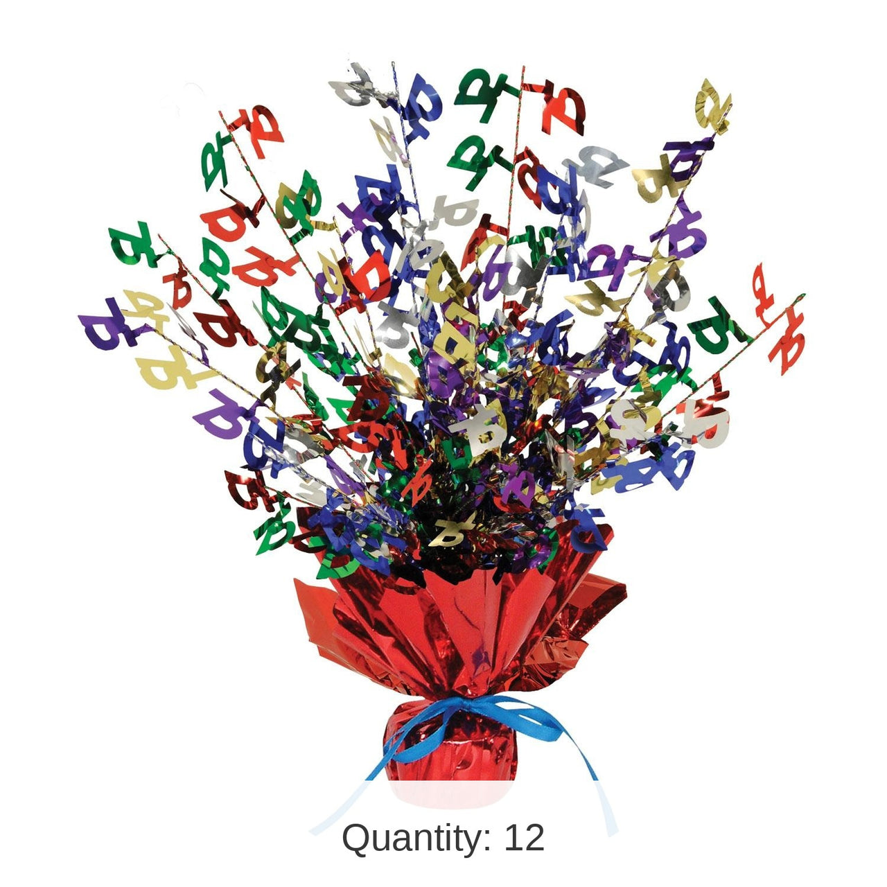 12 Pack Bulk 75th Birthday Party Centerpiece